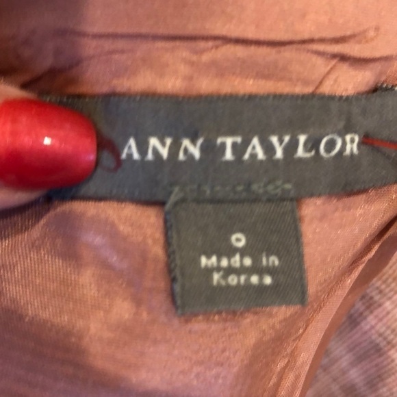 Ann Taylor Trending  Pink Tweed Wool Blend Skirt - Picture 2 of 8